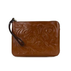 Patricia Nash Cassini Tooled Leather Wristlet
